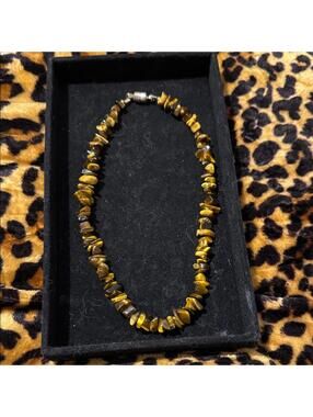 Tiger Eye Beaded Necklace